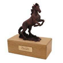 Simply Series Bronze Horse, Rearing Figurine Pet Cremation Urn - Funeral.com, Inc.