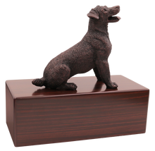 Simply Series Bronze Jack Russell Terrier, Sitting Figurine Pet Cremation Urn - Funeral.com, Inc.