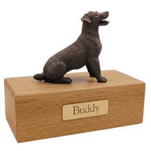 Simply Series Bronze Jack Russell Terrier, Sitting Figurine Pet Cremation Urn - Funeral.com, Inc.