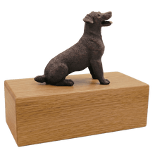Simply Series Bronze Jack Russell Terrier, Sitting Figurine Pet Cremation Urn - Funeral.com, Inc.