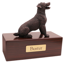 Simply Series Bronze Jack Russell Terrier, Sitting Figurine Pet Cremation Urn - Funeral.com, Inc.