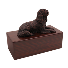 Simply Series Bronze King Charles Spaniel, Lying Down Figurine Pet Cremation Urn - Funeral.com, Inc.