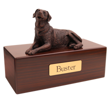 Simply Series Bronze Labrador, Lying Down Figurine Pet Cremation Urn - Funeral.com, Inc.