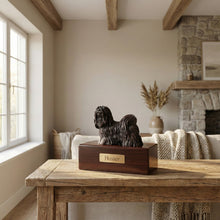 Simply Series Bronze Lhasa Apso, Standing Figurine Pet Cremation Urn - Funeral.com, Inc.