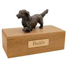 Simply Series Bronze Long - haired Dachshund, Walking Figurine Pet Cremation Urn - Funeral.com, Inc.