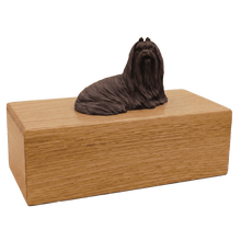 Simply Series Bronze Maltese, Lying Down Figurine Pet Cremation Urn - Funeral.com, Inc.