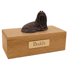 Simply Series Bronze Maltese, Lying Down Figurine Pet Cremation Urn - Funeral.com, Inc.