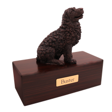 Simply Series Bronze Newfoundland, Sitting Figurine Pet Cremation Urn - Funeral.com, Inc.