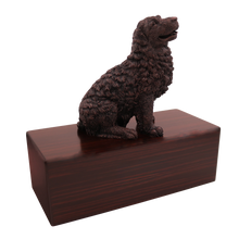 Simply Series Bronze Newfoundland, Sitting Figurine Pet Cremation Urn - Funeral.com, Inc.
