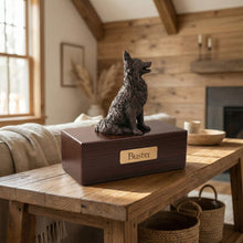 Simply Series Bronze Papillon, Sitting Figurine Pet Cremation Urn - Funeral.com, Inc.