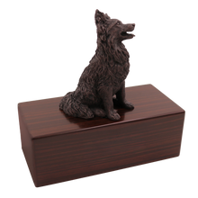 Simply Series Bronze Papillon, Sitting Figurine Pet Cremation Urn - Funeral.com, Inc.