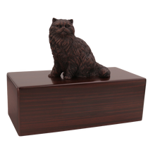 Simply Series Bronze Persian, Sitting Figurine Pet Cremation Urn - Funeral.com, Inc.