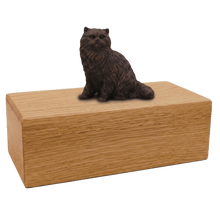 Simply Series Bronze Persian, Sitting Figurine Pet Cremation Urn - Funeral.com, Inc.