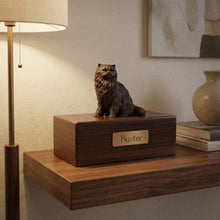 Simply Series Bronze Persian, Sitting Figurine Pet Cremation Urn - Funeral.com, Inc.