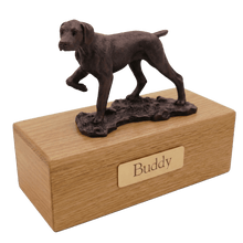 Simply Series Bronze Pointer, Walking Figurine Pet Cremation Urn - Funeral.com, Inc.