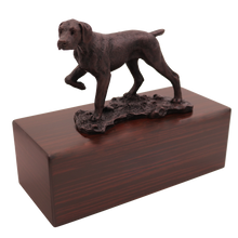 Simply Series Bronze Pointer, Walking Figurine Pet Cremation Urn - Funeral.com, Inc.