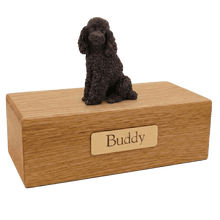 Simply Series Bronze Poodle, Sitting Figurine Pet Cremation Urn - Funeral.com, Inc.