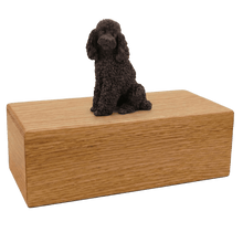 Simply Series Bronze Poodle, Sitting Figurine Pet Cremation Urn - Funeral.com, Inc.