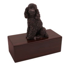 Simply Series Bronze Poodle, Sitting Figurine Pet Cremation Urn - Funeral.com, Inc.