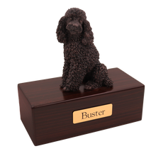 Simply Series Bronze Poodle, Sitting Figurine Pet Cremation Urn - Funeral.com, Inc.