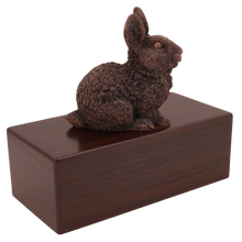 Simply Series Bronze Rabbit, Sitting Figurine Pet Cremation Urn - Funeral.com, Inc.