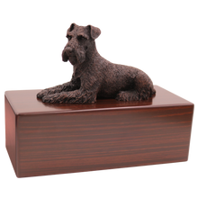 Simply Series Bronze Schnauzer, Ears Down Figurine Pet Cremation Urn - Funeral.com, Inc.