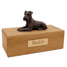 Simply Series Bronze Schnauzer, Ears Down Figurine Pet Cremation Urn - Funeral.com, Inc.