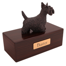 Simply Series Bronze Scottish Terrier, Standing Figurine Pet Cremation Urn - Funeral.com, Inc.