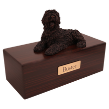 Simply Series Bronze Sheepdog, Lying Down Figurine Pet Cremation Urn - Funeral.com, Inc.