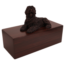 Simply Series Bronze Sheepdog, Lying Down Figurine Pet Cremation Urn - Funeral.com, Inc.