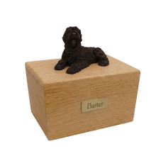 Simply Series Bronze Sheepdog, Lying Down Figurine Pet Cremation Urn - Funeral.com, Inc.