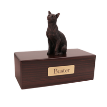 Simply Series Bronze Siamese, Sitting Figurine Pet Cremation Urn - Funeral.com, Inc.