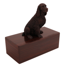 Simply Series Bronze Springer Spaniel, Sitting Figurine Pet Cremation Urn - Funeral.com, Inc.