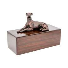 Simply Series Bronze Whippet, Lying Down Figurine Pet Cremation Urn - Funeral.com, Inc.