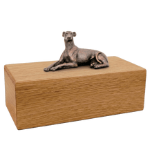 Simply Series Bronze Whippet, Lying Down Figurine Pet Cremation Urn - Funeral.com, Inc.