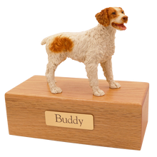 Simply Series Brown Brittany, Standing Figurine Pet Cremation Urn - Funeral.com, Inc.