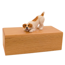 Simply Series Brown Jack Russell Terrier, Play Bow Figurine Pet Cremation Urn - Funeral.com, Inc.