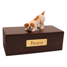 Simply Series Brown Jack Russell Terrier, Play Bow Figurine Pet Cremation Urn - Funeral.com, Inc.