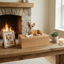 Simply Series Chihuahua, Lying Down Figurine Pet Cremation Urn - Funeral.com, Inc.