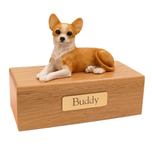 Simply Series Chihuahua, Lying Down Figurine Pet Cremation Urn - Funeral.com, Inc.