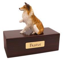 Simply Series Collie, Paw Up Figurine Pet Cremation Urn - Funeral.com, Inc.