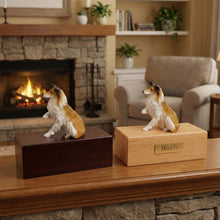 Simply Series Collie, Paw Up Figurine Pet Cremation Urn - Funeral.com, Inc.
