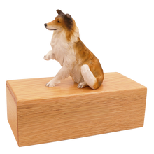 Simply Series Collie, Paw Up Figurine Pet Cremation Urn - Funeral.com, Inc.