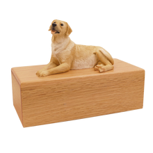 Simply Series Golden Labrador, Lying Down Figurine Pet Cremation Urn - Funeral.com, Inc.