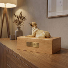 Simply Series Golden Labrador, Lying Down Figurine Pet Cremation Urn - Funeral.com, Inc.