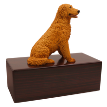 Simply Series Golden Retriever, Sitting Figurine Pet Cremation Urn - Funeral.com, Inc.