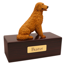 Simply Series Golden Retriever, Sitting Figurine Pet Cremation Urn - Funeral.com, Inc.