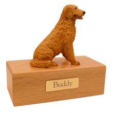 Simply Series Golden Retriever, Sitting Figurine Pet Cremation Urn - Funeral.com, Inc.