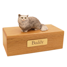 Simply Series Grey Angora, Sitting Figurine Pet Cremation Urn - Funeral.com, Inc.