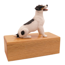 Simply Series Jack Russell Terrier, Sitting Down Figurine Pet Cremation Urn - Funeral.com, Inc.